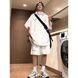 916-955-特P58无差价夏装连帽短袖T恤短裤大码套装中性M-5XL，男装牛仔裤，星座916