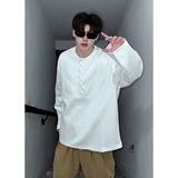 916-W89-特40无差价重磅可二开2026春装亨利领长袖卫衣暗黑，男装卫衣，星座916