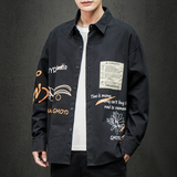 916-C12-P50 棉 2025春季高街大码长袖衬衫男 日系模特 M-5XL,男装衬衫,星座916,四季星座 916-C12-P50 棉 2025春季高街大码长袖衬衫男 日系模特 M-5XL,男装衬衫,星座916,四季星座