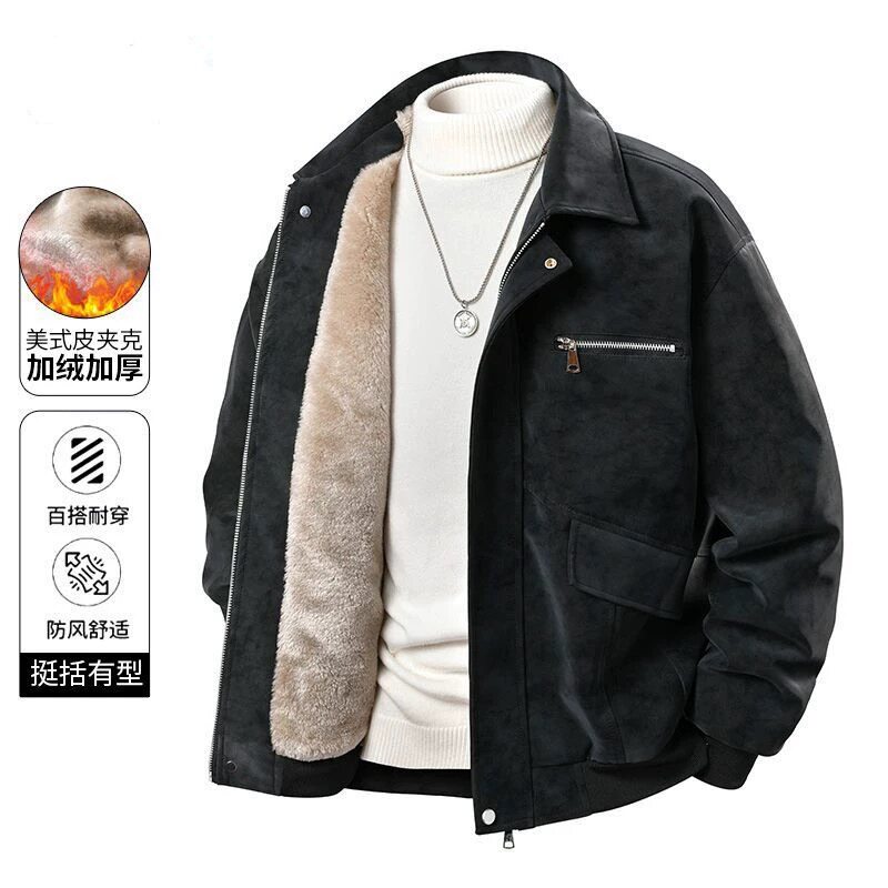 916-998-特P105无差价货足冬装皮棉衣座山雕皮衣加厚棉服网图,男装皮衣,星座916