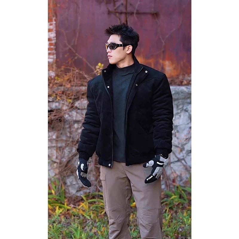 916-8001-特P120无差价深度库存赤兔棉服美式麂皮绒棉衣网图，男装棉衣，星座916