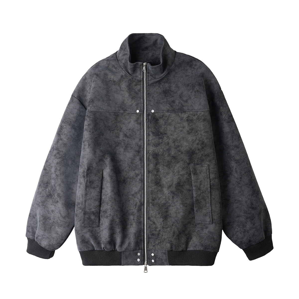 916-979-特P70无差价春装美式PU皮衣夹克双拉链头外套白底，男装夹克，星座916