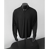 916-T163-特P35无差价现货2026春装百搭亨利领长袖T恤假模，男装T恤，星座916