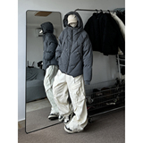 916-965-特P108无差价冬装美式设计感大码连帽棉衣中性M-5XL，男装棉衣，星座916