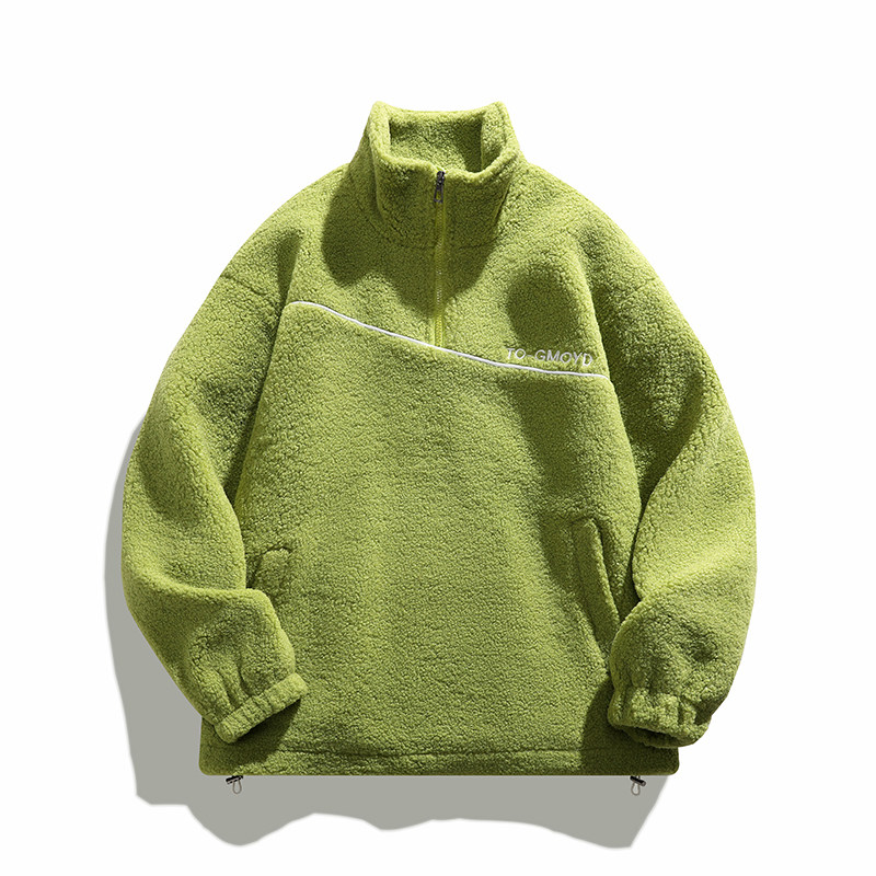 916-933-P1002025冬装新款套头大码羊羔毛棉衣白底M-5XL,男装棉衣,星座916