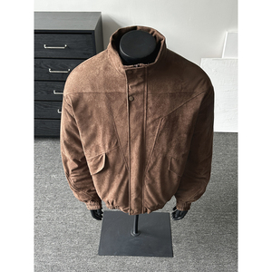 916-8001-P120 深度库存 赤兔棉服 冬装美式麂皮绒棉衣 假模图片