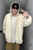 916-966-特P88无差价可脱卸帽秋美式连帽PU皮衣夹克暗黑M-3XL，男装夹克，星座916