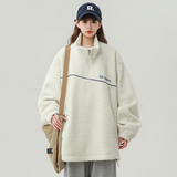 916-933-P100冬款美式套头大码羊羔毛棉衣中性M-5XL，男装棉衣，星座916