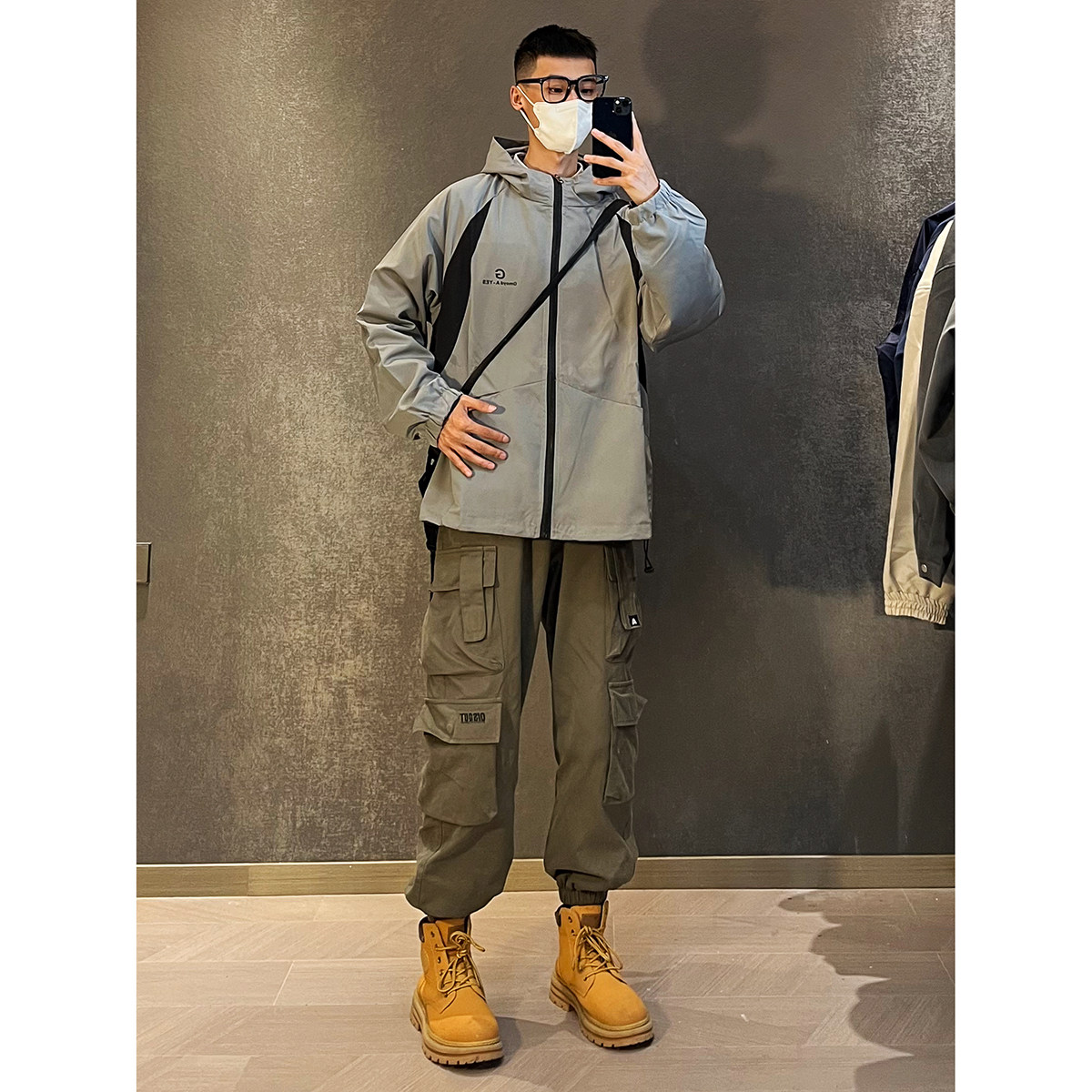 916-959-特P50无差价秋冲锋衣美式大码连帽夹克M-5XL,男装夹克,星座916