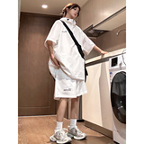 916-955-特P58无差价夏装连帽短袖T恤短裤大码套装中性M-5XL，男装T恤，星座916