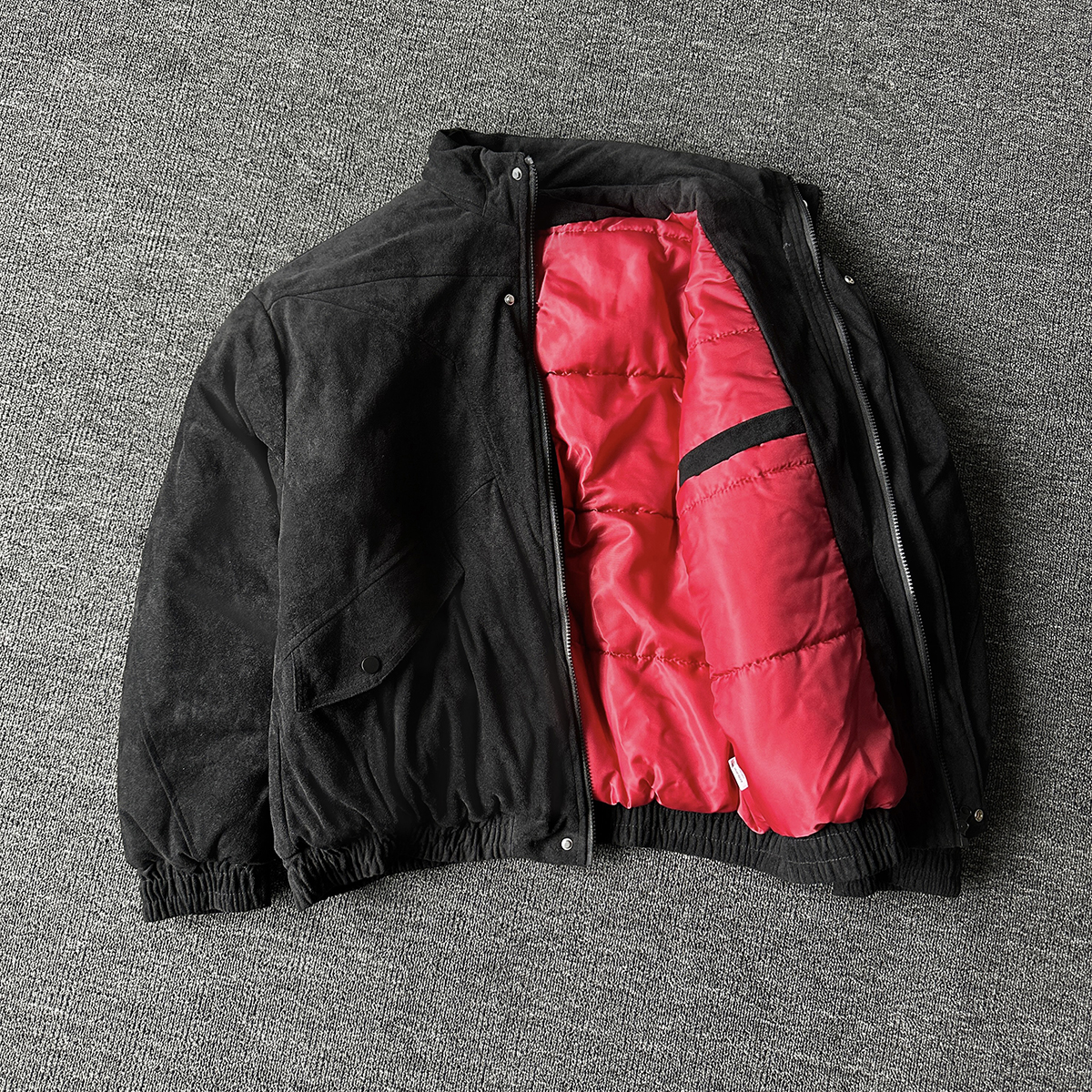 916-8001-P120深度库存赤兔棉服美式麂皮绒棉衣假模，男装棉衣，星座916