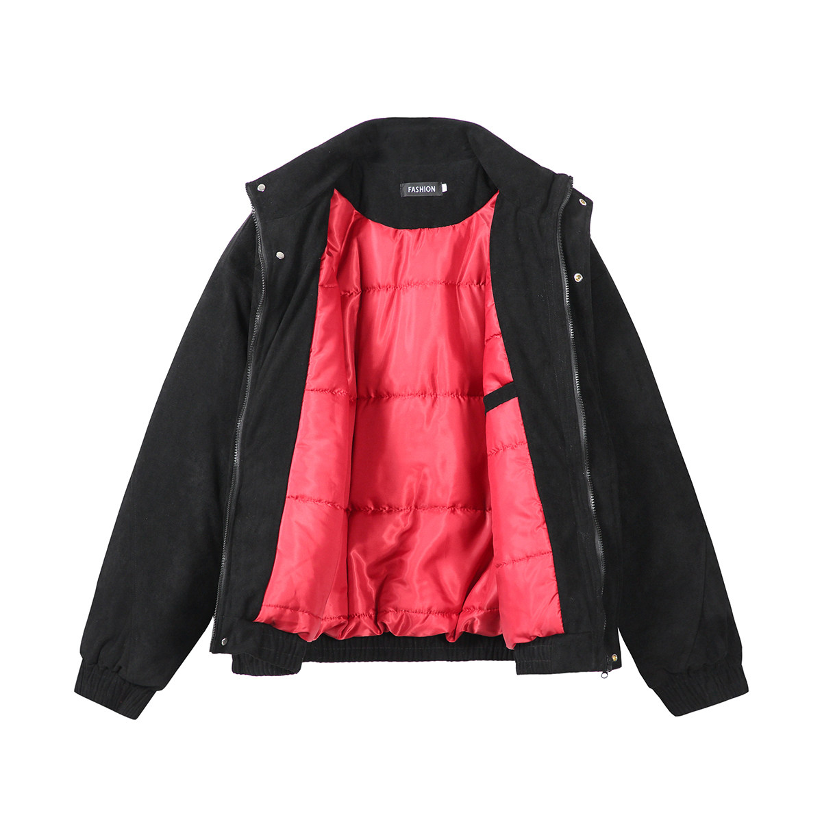 916-8001-P120深度库存赤兔棉服美式麂皮绒棉衣白底,男装棉衣,星座916