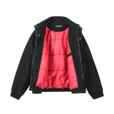 916-8001-P120深度库存赤兔棉服美式麂皮绒棉衣白底，男装棉衣，星座916