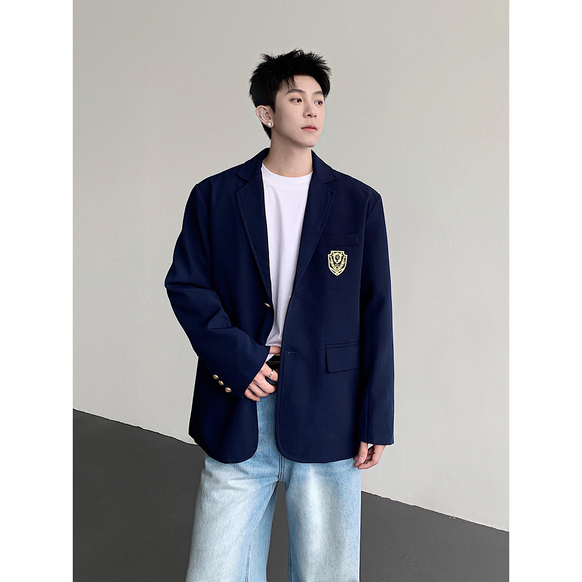 916-987-特P80无差价春装新款学院风小西装休闲西服高街,男装西服套装,星座916