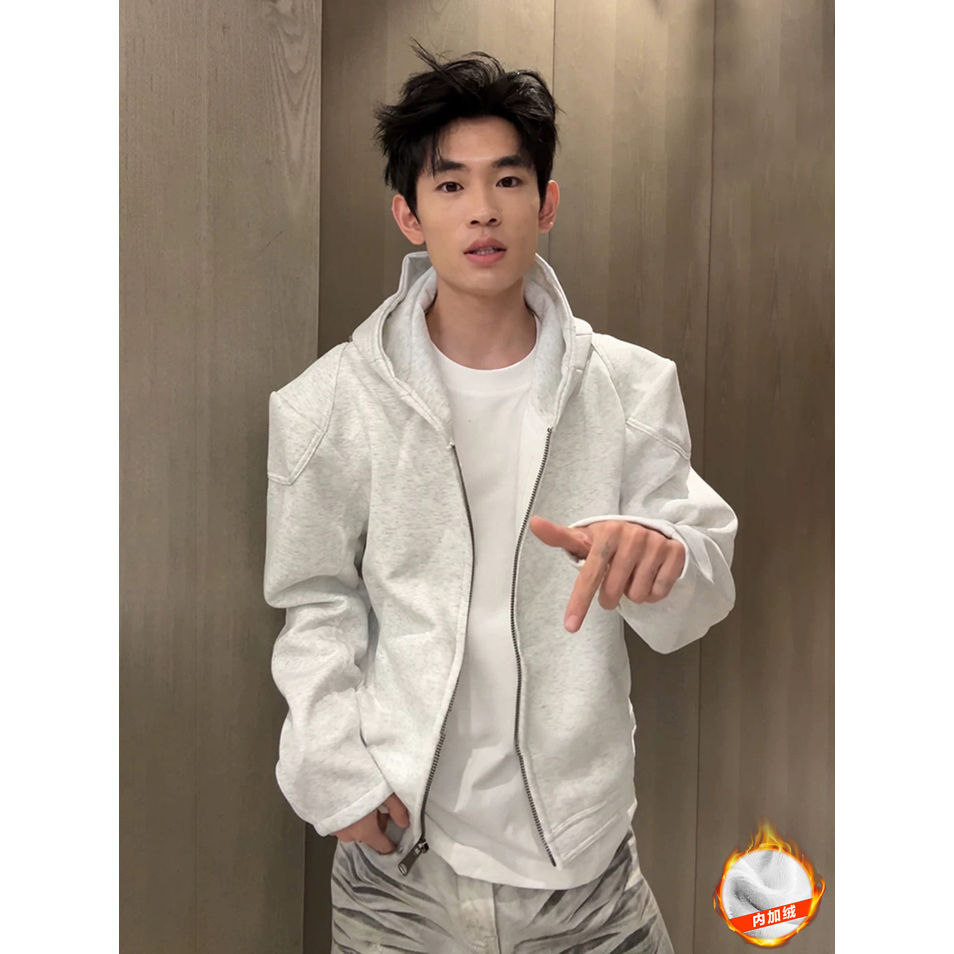 916-W96绒-特P78薄款W96-特P68现货秋冬重磅机车连帽卫衣网图,男装工装外套,星座916