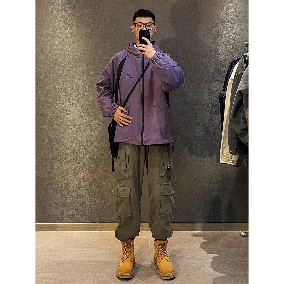 916-959-特P50无差价秋冲锋衣美式大码连帽夹克M-5XL,男装夹克,星座916
