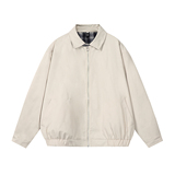 916-969-特P90无差价春装新款双面穿哈灵顿两面穿夹克白底，男装夹克，星座916