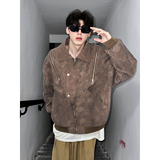 916-961-特P70无差价春装新款美式大码PU皮衣夹克外套暗黑M-5XL，男装夹克，星座916