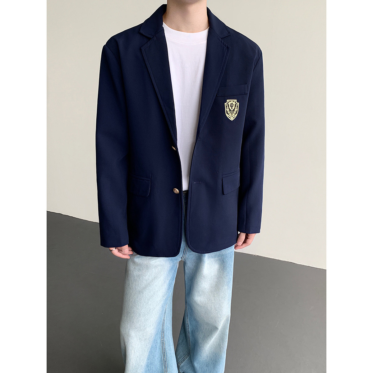 916-987-特P80无差价春装新款学院风小西装休闲西服高街，男装西服套装，星座916