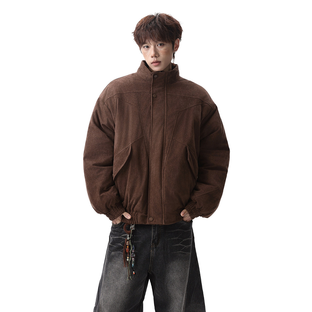 916-8001-P120深度库存赤兔棉服美式麂皮绒棉衣无影墙，男装棉衣，星座916