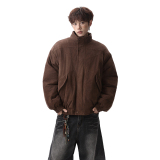 916-8001-P120深度库存赤兔棉服美式麂皮绒棉衣无影墙，男装棉衣，星座916