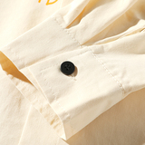 916-C12-P50棉春装美式宽松大码长袖衬衫白底，男装衬衫，星座916