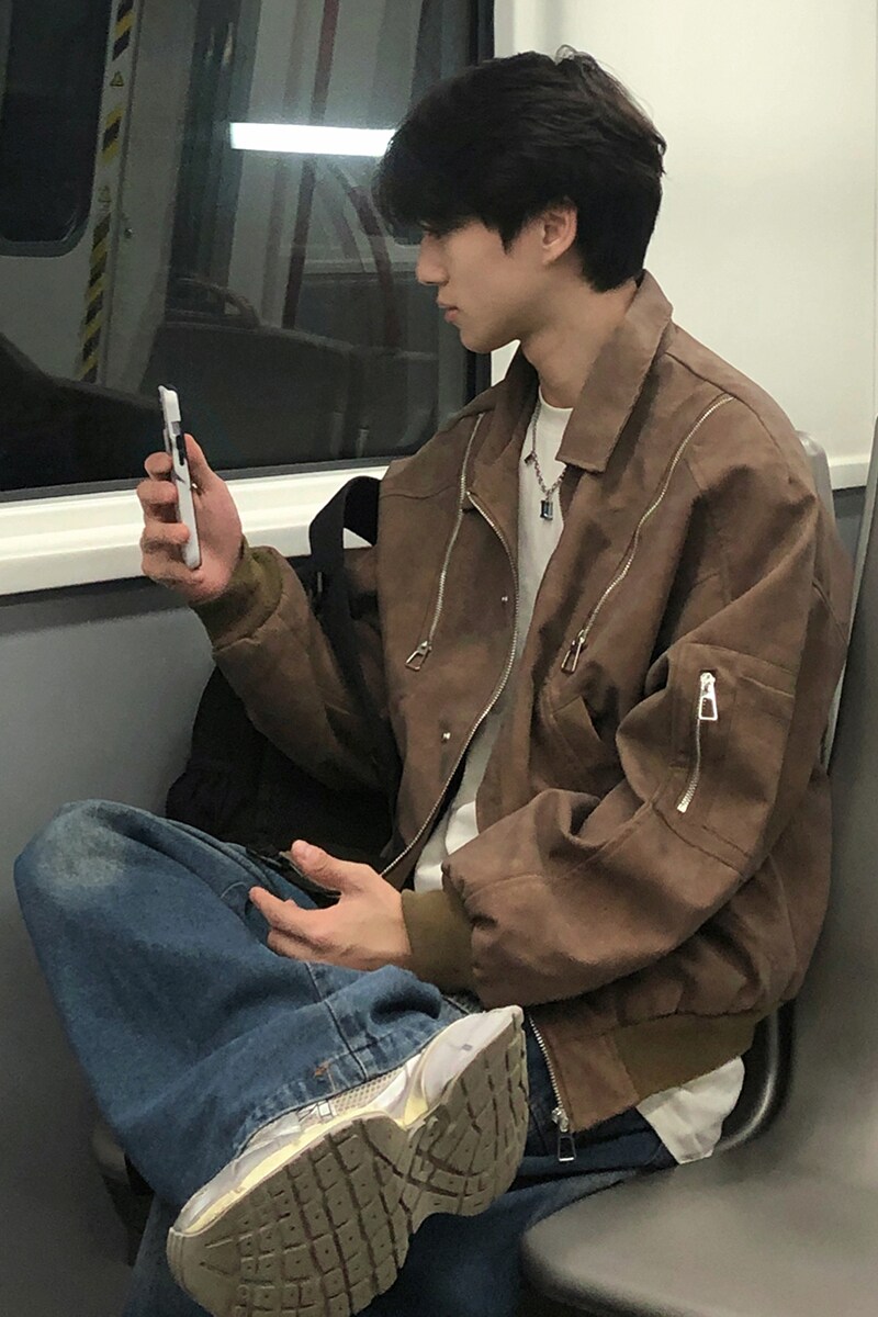 916-961-特P98无差价秋装新款美式大码PU皮衣夹克外套港风M-5XL,男装皮衣,星座916