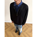 916-W97-特P55无差价现货重磅2026春装新款拼接假两件卫衣美式，男装卫衣，星座916