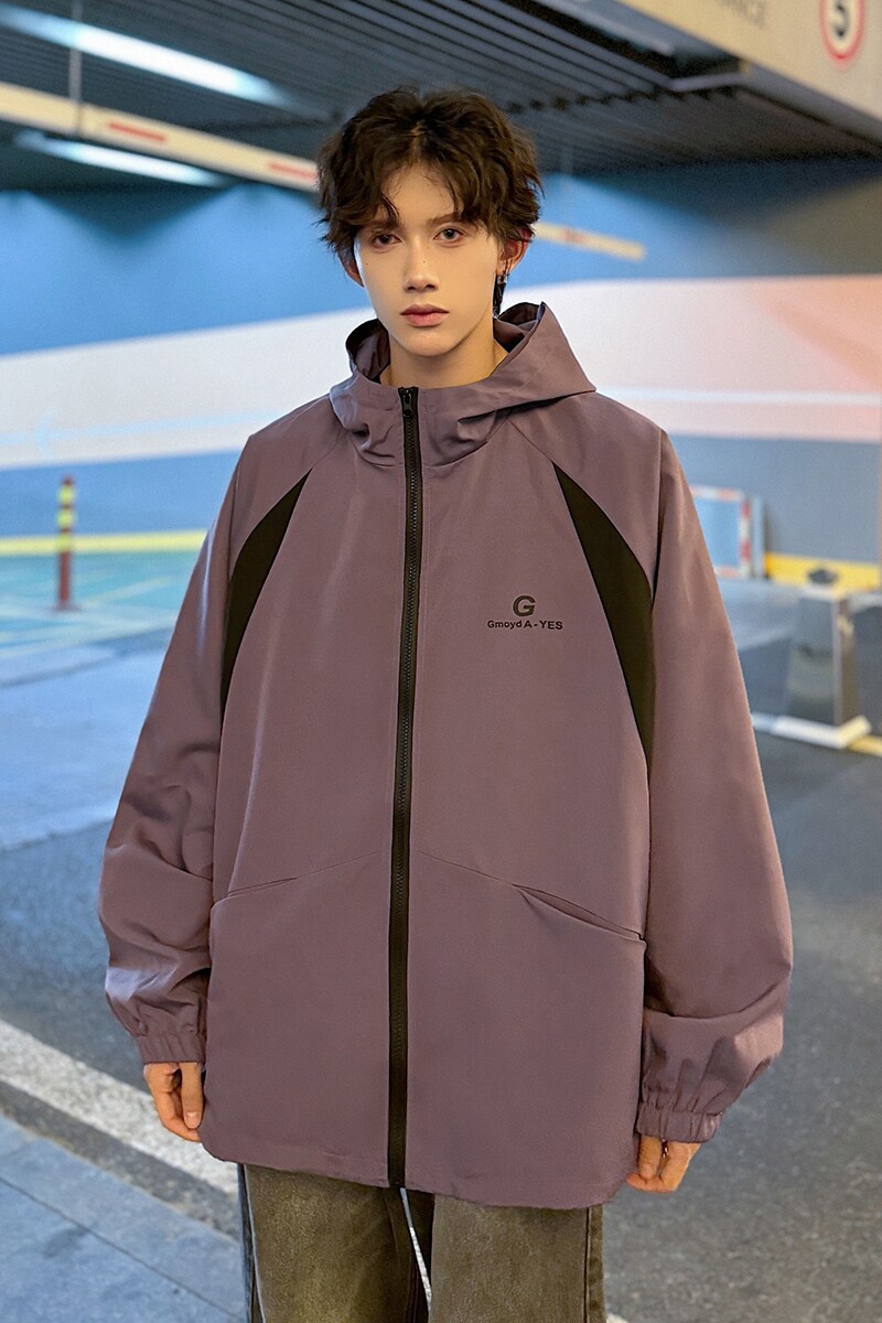 916-959-特P50无差价秋装冲锋衣美式大码连帽夹克M-5XL,男装夹克,星座916