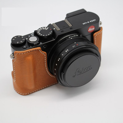 Leica/徕卡D-LUX8相机原装皮套皮包 莱卡D-LUX7真皮包 半套