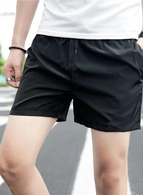 韩版男潮修身运动超短裤3分大裤头男休闲外穿薄款2三分速干二分裤