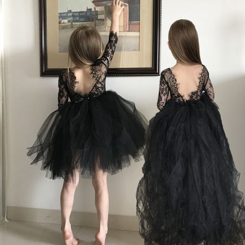 女童礼服钢琴演奏宝宝蓬蓬