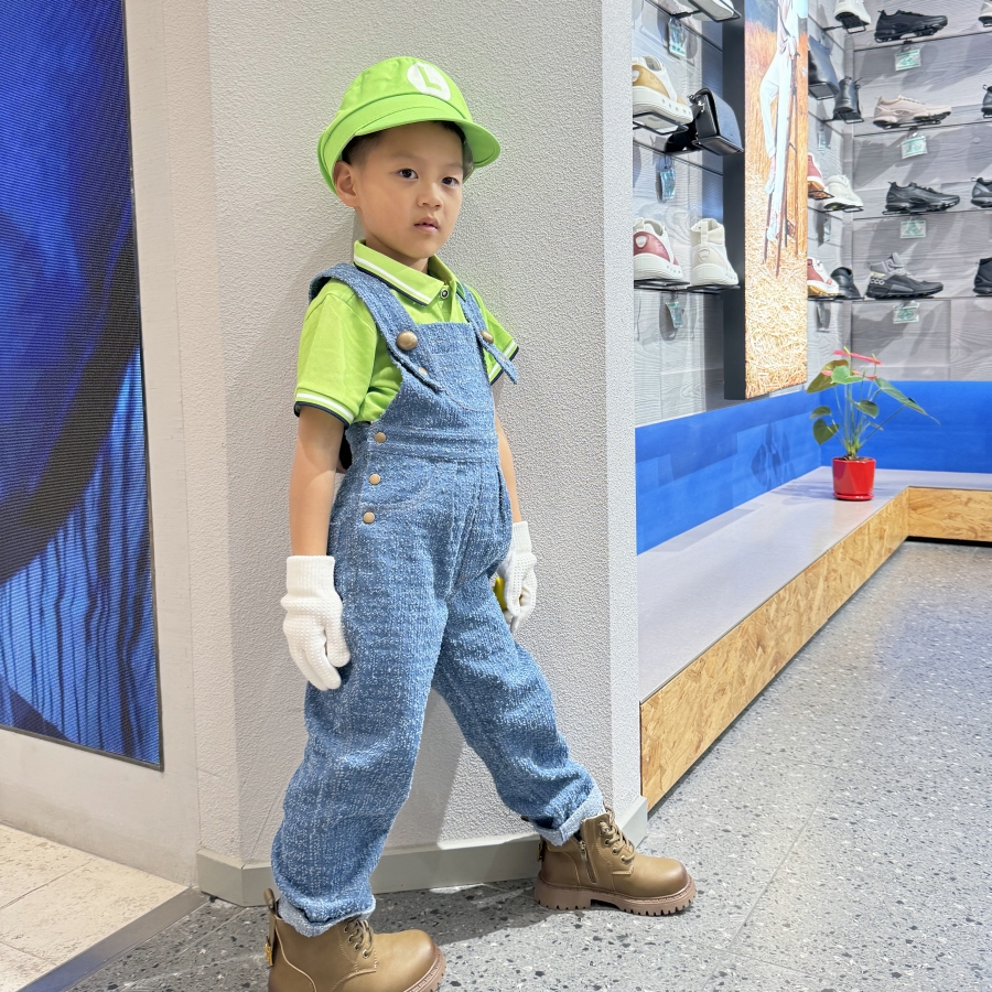 仙童堡万圣节男童牛仔动漫礼服