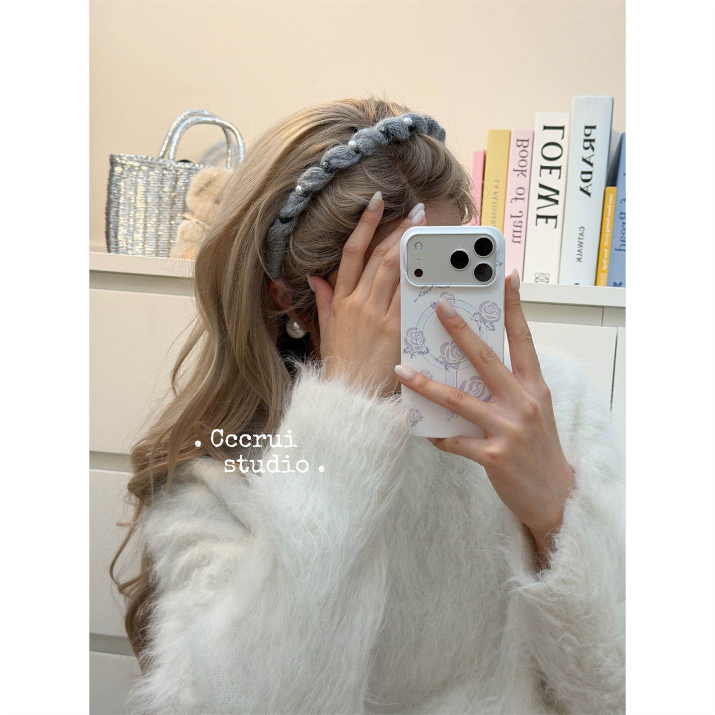 CCCRUI韩系新款毛线麻花珍珠发箍高级感洋气时尚锯齿头箍压发头饰,饰品/流行首饰/时尚饰品新,发饰,淘宝优惠券,粉丝福利购,淘宝优惠卷