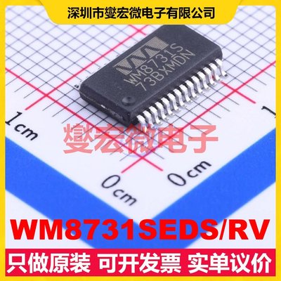 WM8731SEDS/RV SSOP-28-208mil 特殊用途逻辑芯片IC