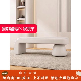 简约门口换鞋 店长条沙发凳 凳ins家用入户门穿鞋 凳床尾凳创意服装