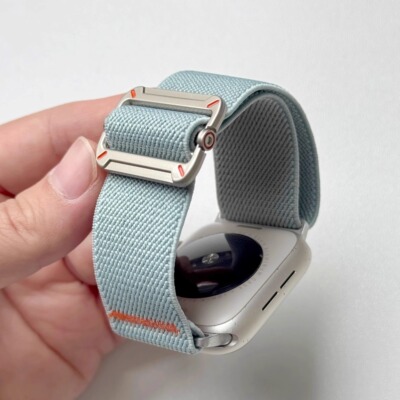 精织编织工装回环适用iWatch表带