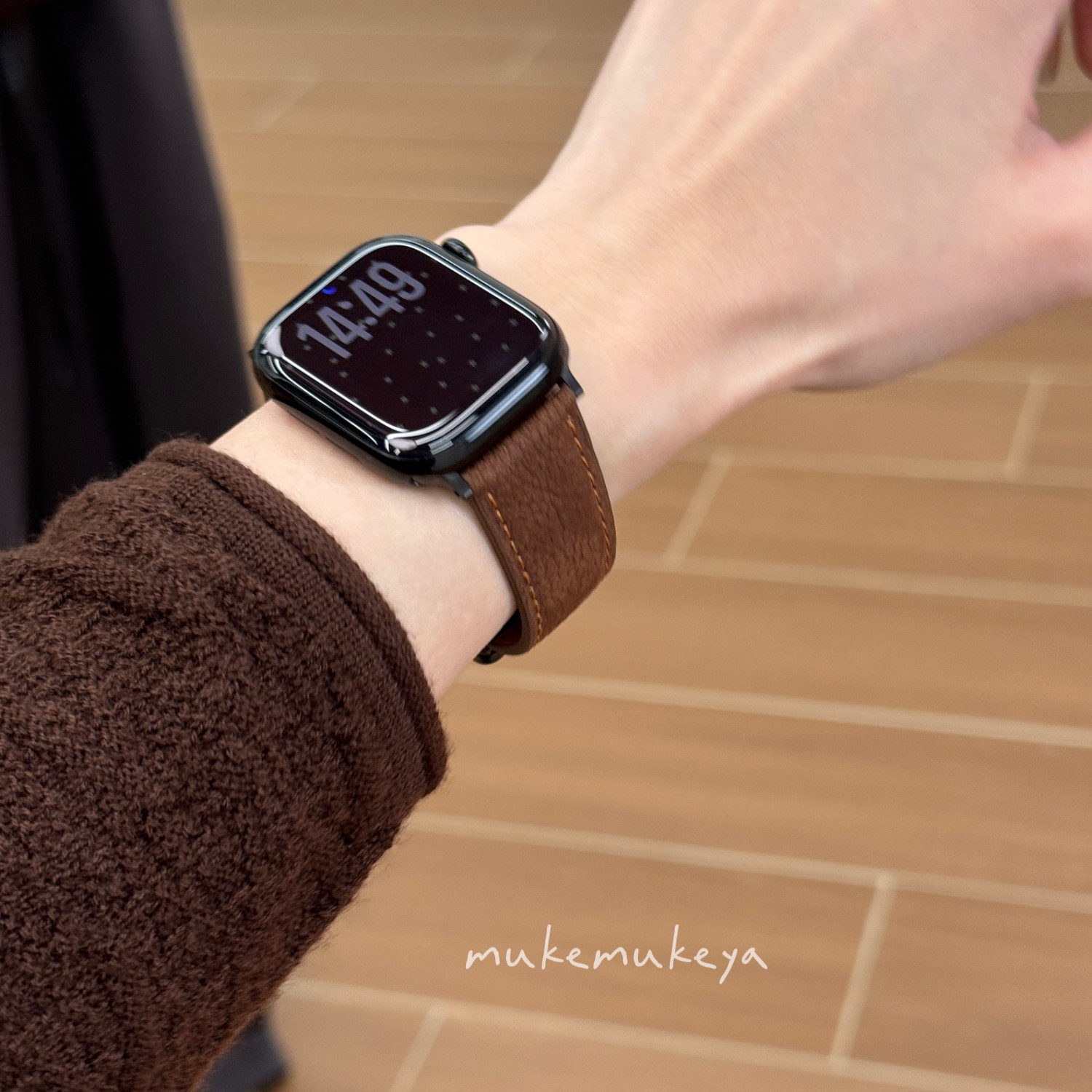 适用苹果手表 真皮复古iwatch11创意Applewatch1098经典表带se321