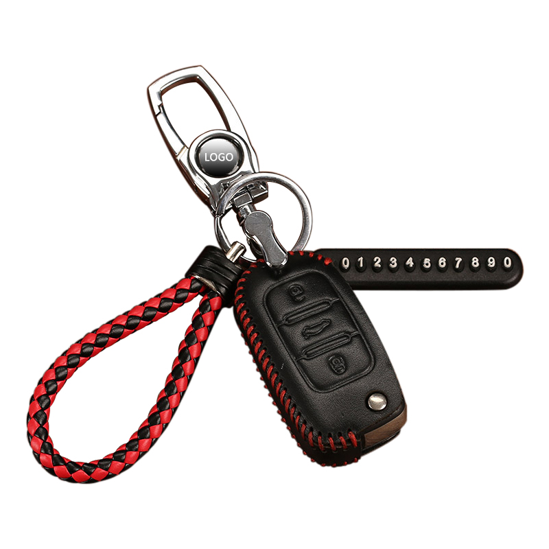 大众速腾蔚领钥匙包牛皮套