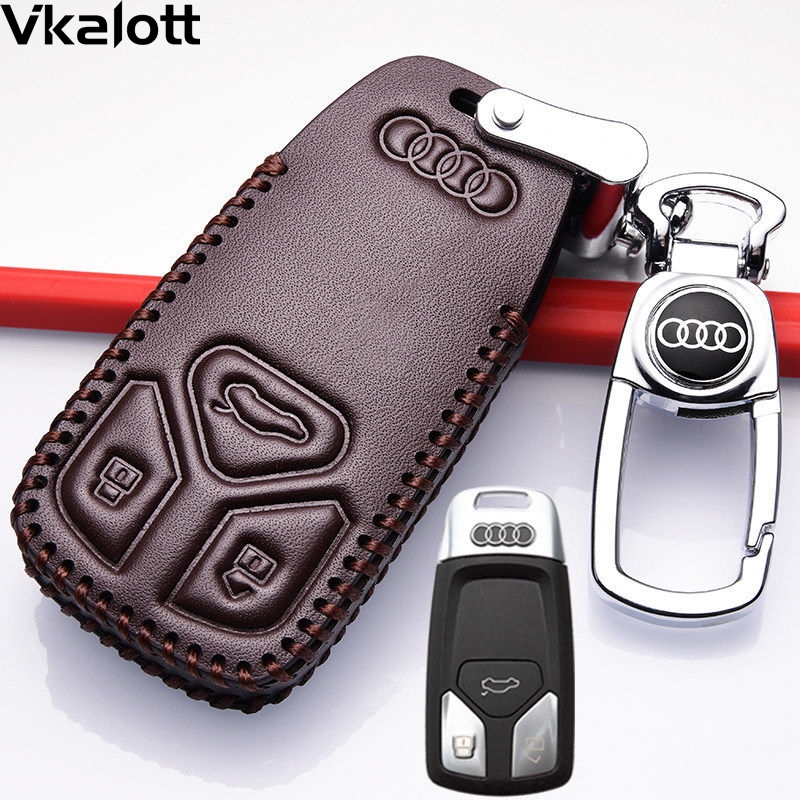 适用于2022款奥迪A4L钥匙套新款a4l车真皮钥匙包2021高档19款a4l