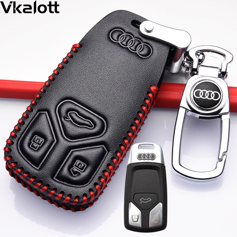 适用于2021款奥迪Q5L钥匙套A4L新款2021款高档19款钥匙包真皮专用