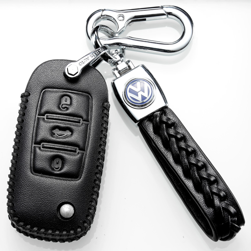 适用于汽福斯汽车速腾钥匙套一键启动2017款专用新速腾钥匙包套