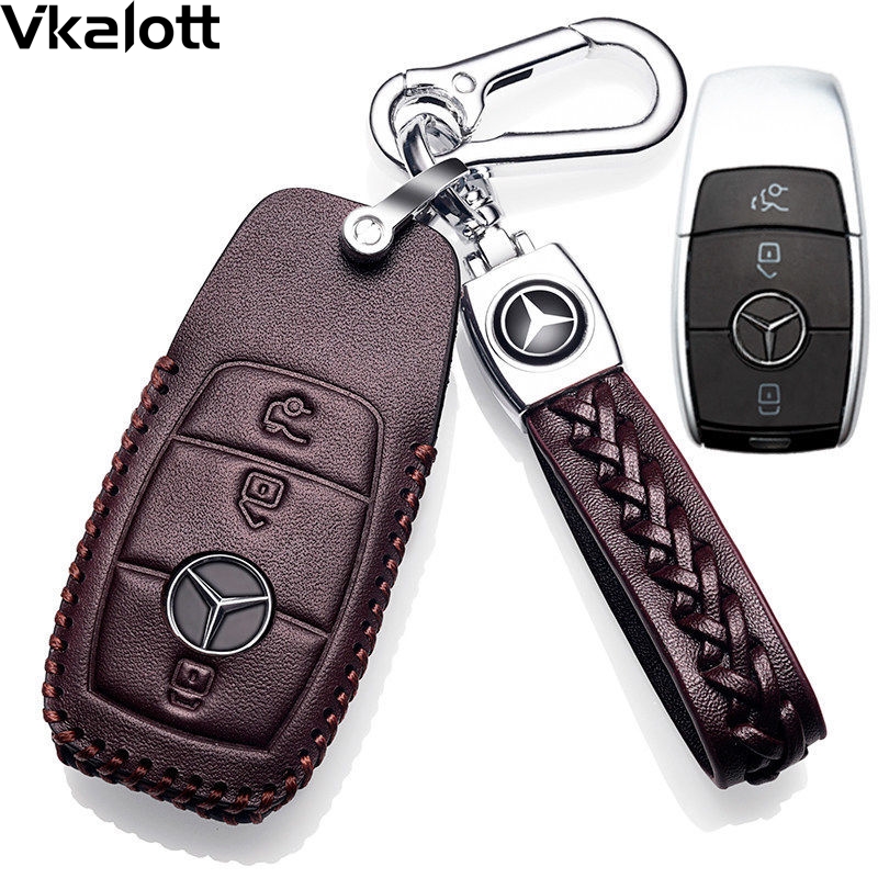 宾士c级钥匙套真皮2021款c260l包c200l扣c180l豪华版女运动版高档