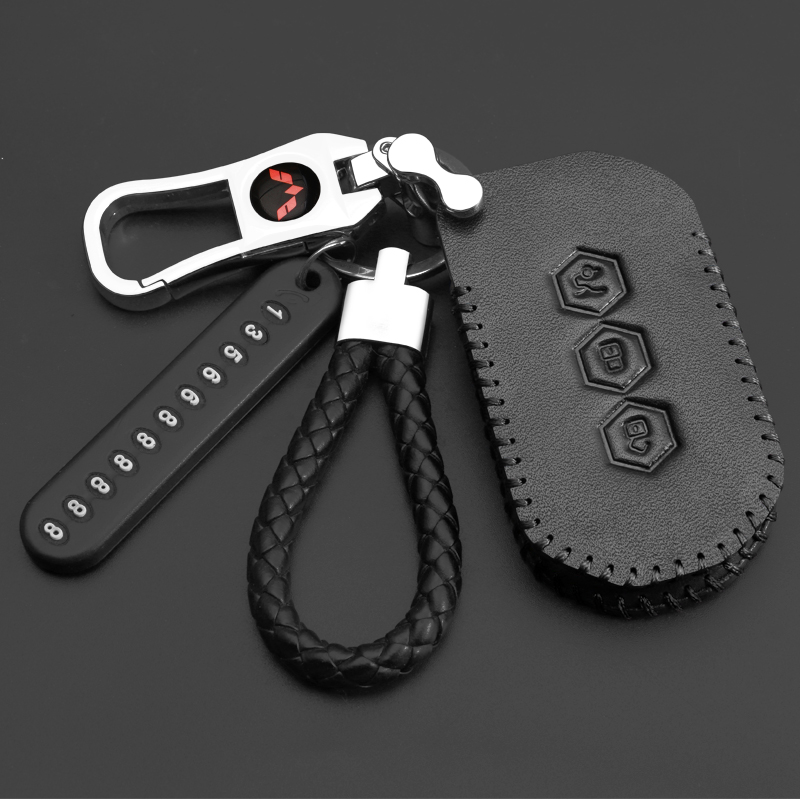 五菱真皮保护套钥匙包扣