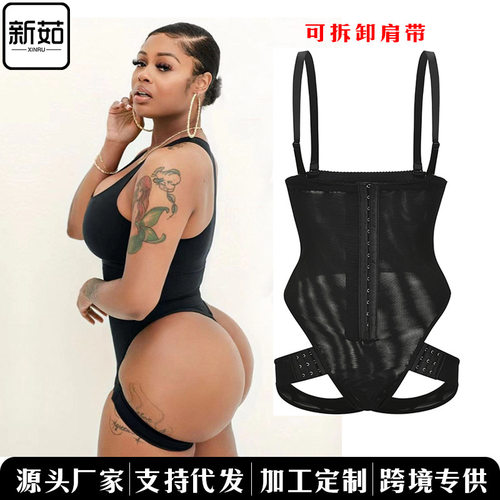 新款Butt Lifter跨境连体衣束身衣高腰收腰提臀美体收腹裤