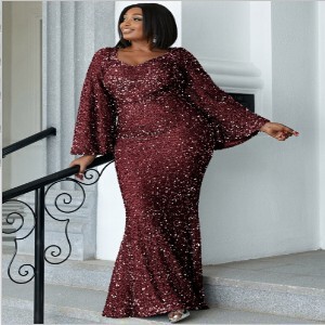 Plus size Evening PARTY Dress Luxury WOMEN Dress 大码晚礼服