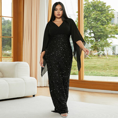 PLUS SIZE EVENING PARTY DRESS WOMEN formal dress gown 礼服裙