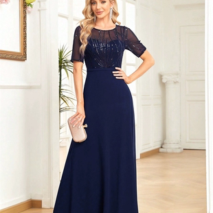 欧美外贸礼服长裙连衣裙长裙宴会晚礼服 wedding dress gown maix