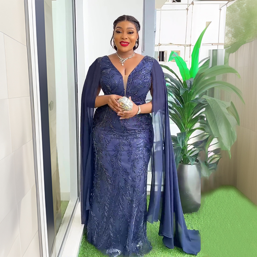 生日聚会圣诞party欧美舞会晚礼服长裙子非洲大码女装 sexy gown