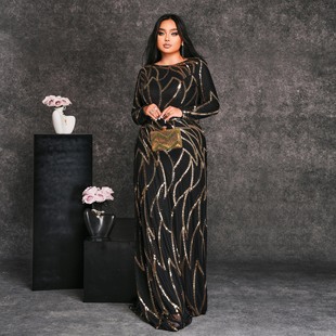 PLUS SIZE DRESS Women Elegant Evening Party Dress 4XL 礼服裙